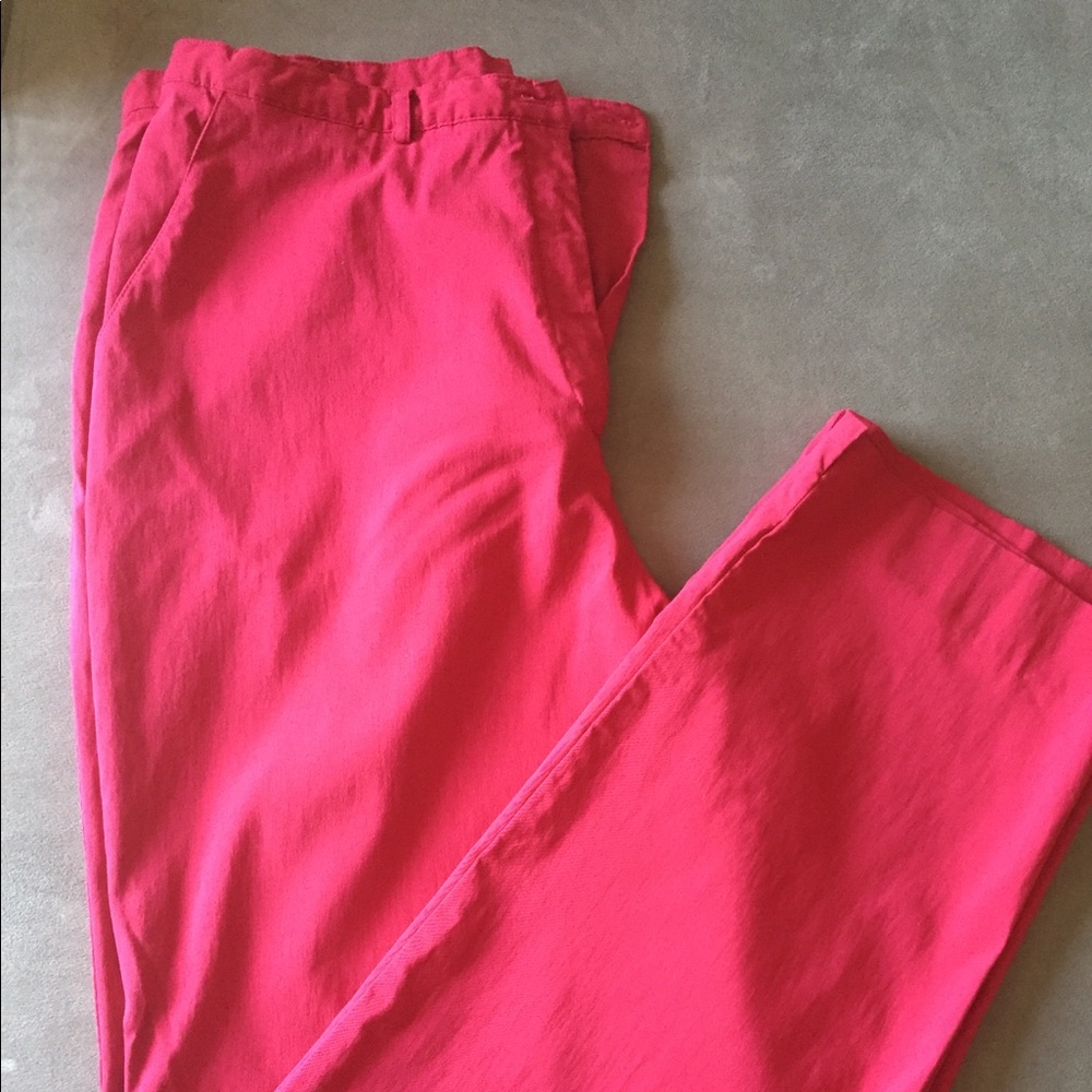 Norton Studio Red Casual Pants size 14 Like New